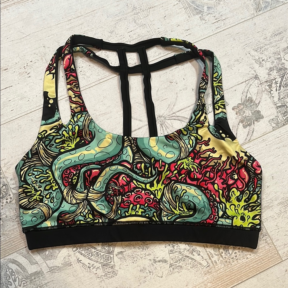 Rare Iron Fist Athletic Oh No Strappy Sports Bra Size 2XL